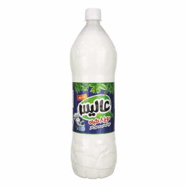 دوغ هشت گیاه گرما دیده بدون گاز 1.5 لیتری عالیس