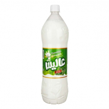 دوغ گرمادیده بدون گاز با طعم نعنا 1.5 لیتری عالیس